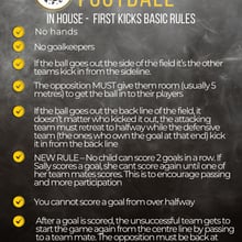 In house first kicks rules